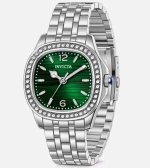 Invicta Wildflower Ember Women's Watch - 31mm, Steel/Green (69393)